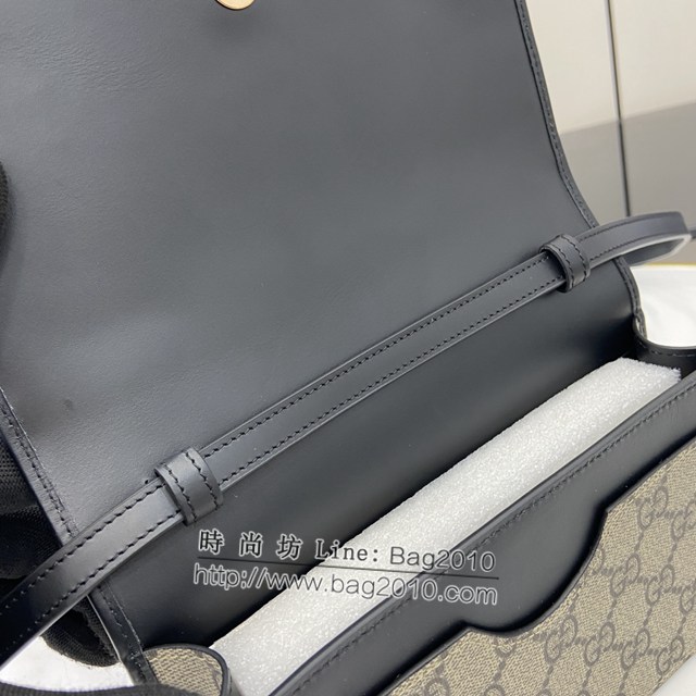Gucci專櫃古馳最新款Emblem系列超迷你肩背包斜挎女包 jh2401型號：820688